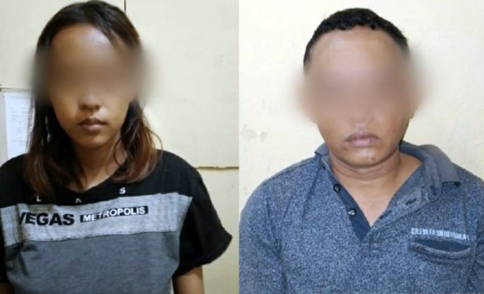 Foto: Sepasang kekasih yang membuang bayi di areal kilang batubata di Deliserdang, Sumatera Utara.
