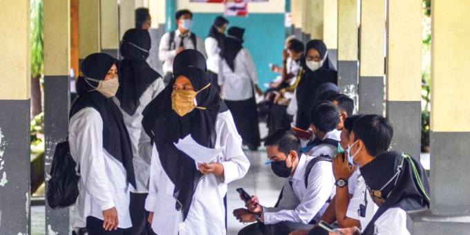 Para guru honor yang bersiap mengikuti selesi PPPK 2021 lalu.