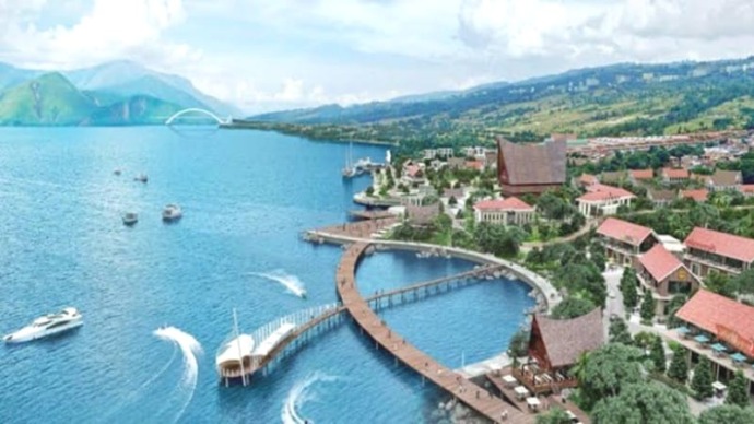 Rencana pembangunan Waterfront City di Pangururan, Kabupaten Samosir, Sumatera Utara.