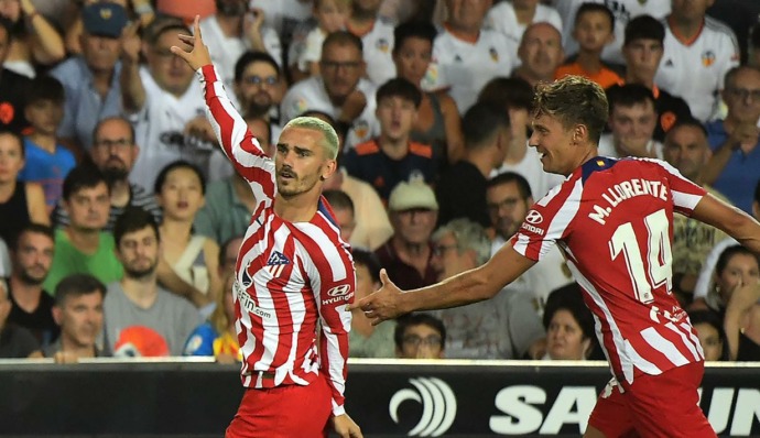 Griezmann, pemain Atletico Madrid.