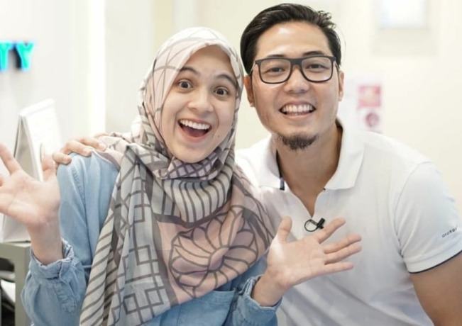 Nycta Gina dan suami.
