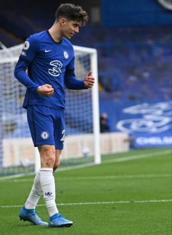 Havertz, pemain Chelsea.