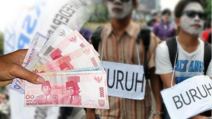 Upah Buruh-Ilustrasi.