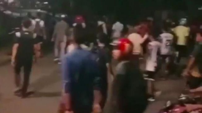 Bentrok mahasiswa Unimed.