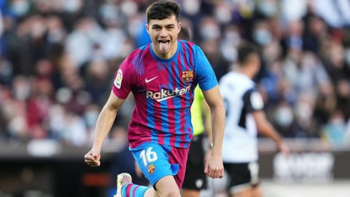 Pedri, pemain Barcelona.