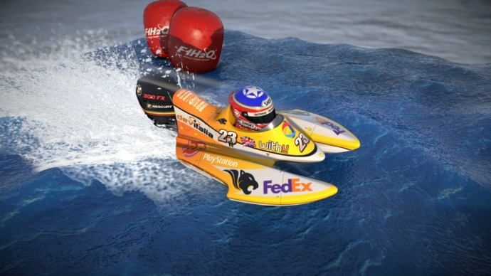 F1 Power Boat-Ilustrasi.