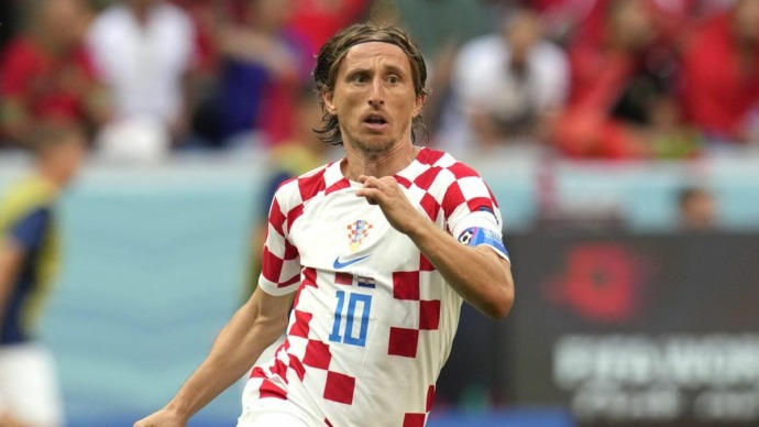 Modric, pemain Timnas Kroasia.