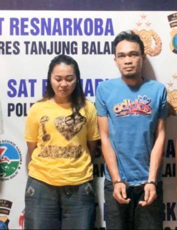 Foto: Sepasang kekasih pengedar ekstasi.