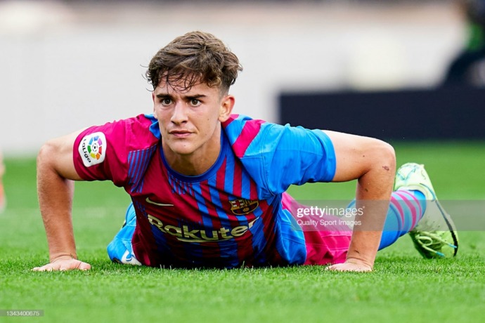 Gavi, pemain Barcelona.