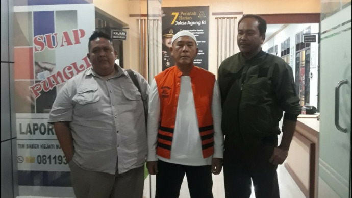Kejati Sumut Amankan DPO Tersangka Dugaan Korupsi Rigit Beton Dinas PU Sibolga.