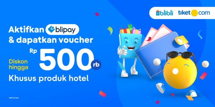 Blipay Kini hadir di tiket.com.