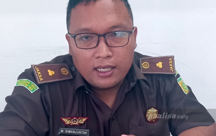 Kepala Seksi Intelejen Kejaksaan Negeri Tapanuli Utara, Mangasitua Simanjuntak.