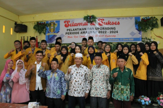 Pengurus IPM Kabupaten Simalungun bersama pengurus PW IPM Sumut dan para undangan.