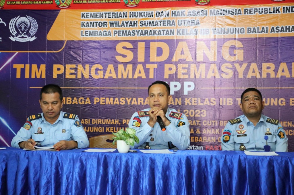 Sidang Tim Pengamat Pemasyarakatan Lapas Tanjungbalai.