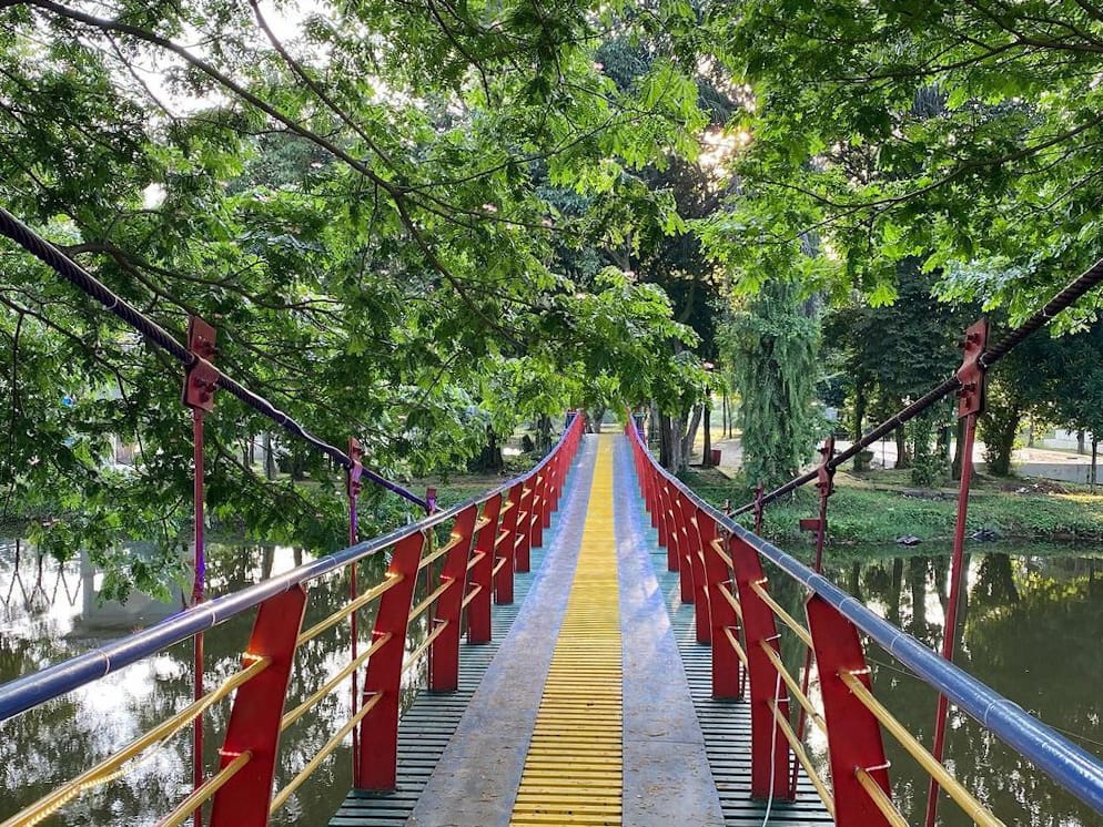 Foto: Diskominfo Kota Medan  Taman Cadika yang terletak di Jalan Karya Wisata Kelurahan Pangkalan Masyhur Kecamatan Medan Johor, Kota Medan.