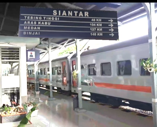 Stasiun Kereta Api Medan-Ilustrasi.