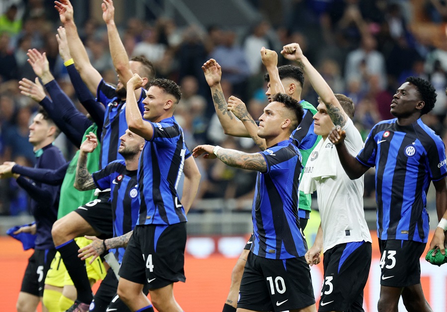 Pertandingan antara Inter Milan vs Atalanta di San Siro, Milan, Italy, 27 Mei 2023. (Foto: REUTERS/Claudia Greco)