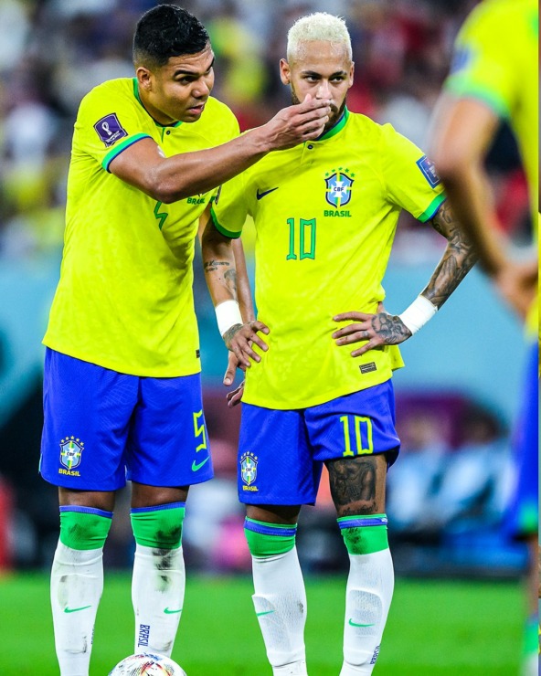 Neymar dan Casemiro.