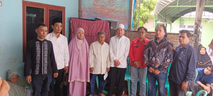 Rumah duka Oky Damanik di Kota Tebingtinggi. (f: metro/smg)