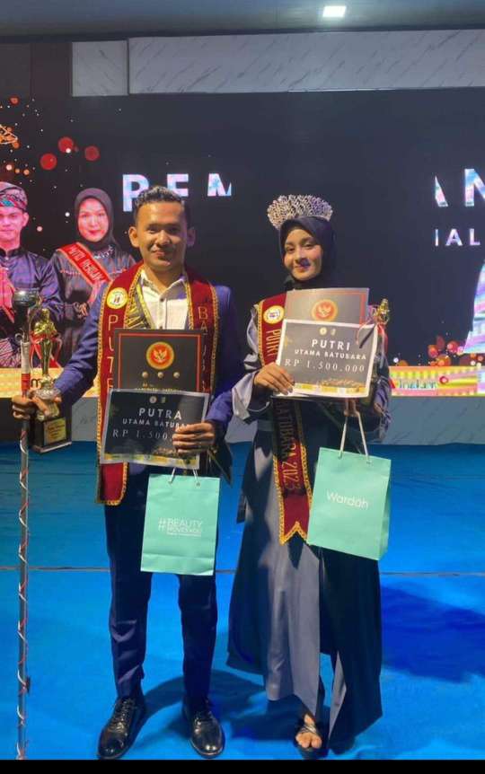 Foto: Nabila Zahra dan Abdul Cholis.