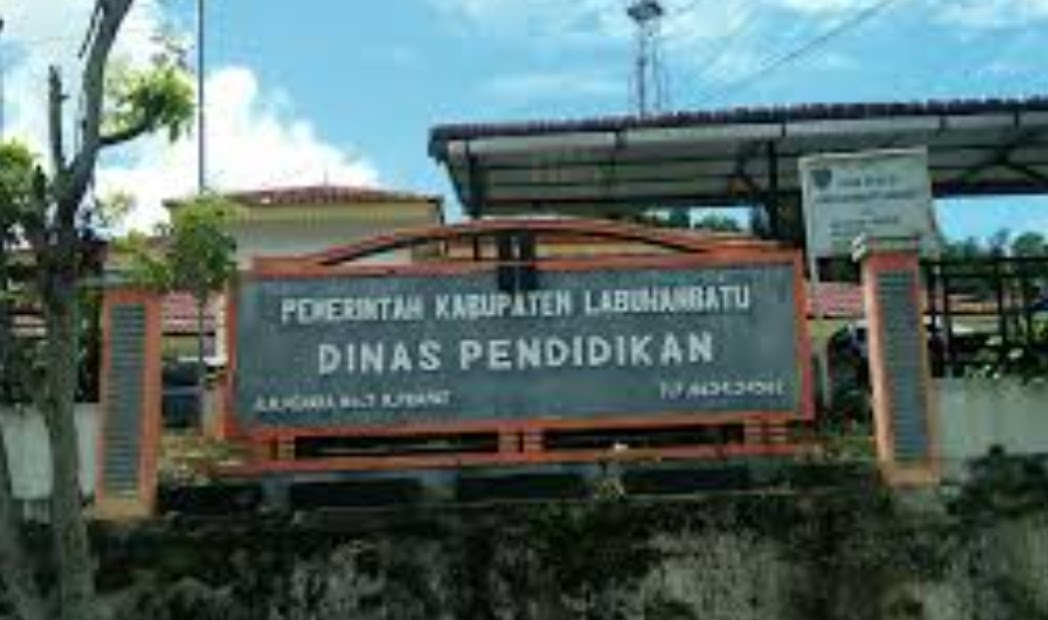Kantor Dinas Pendidikan Labuhanbatu. (Foto: Dok)