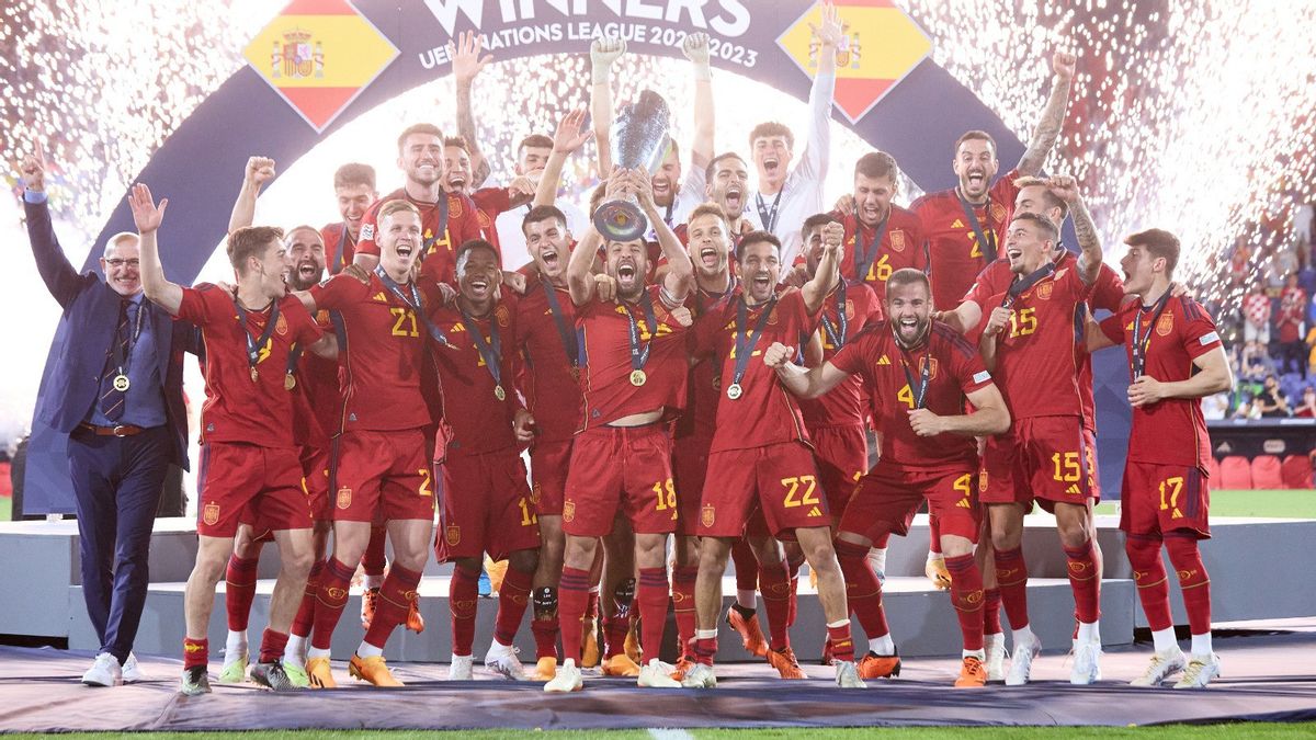 Spanyol memastikan diri sebagai juara UEFA Nations League 2023