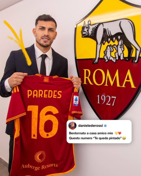 Gelandang Argentina, Leandro Paredes.