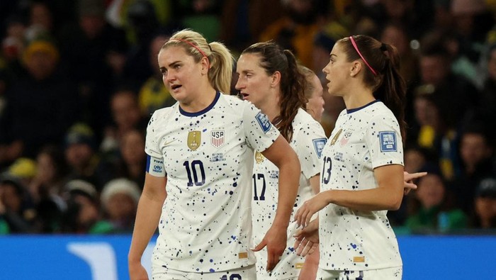 Juara bertahan Amerika Serikat dikandaskan Swedia di Babak 16 Besar Piala Dunia Wanita 2023.