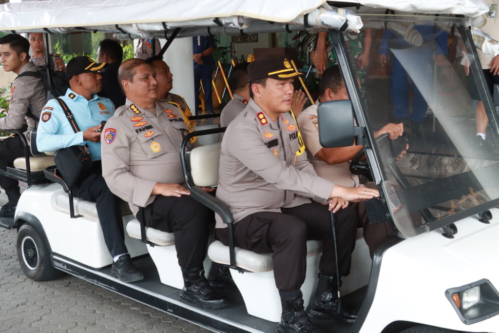 Kapolda Sumut Irjen Pol Agung Setya Imam Efendi melakukan pengecekan kesiapan Polres Simalungun dalam rangka pengamanan even nasional.