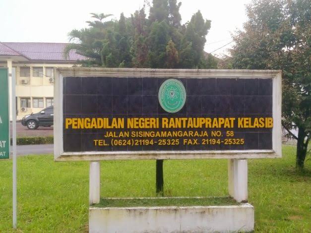 Kantor Pengadilan Negeri Rantauprapat.