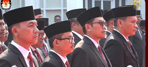Pelantikan KPU Provinsi Sumut Periode 2023-2028.