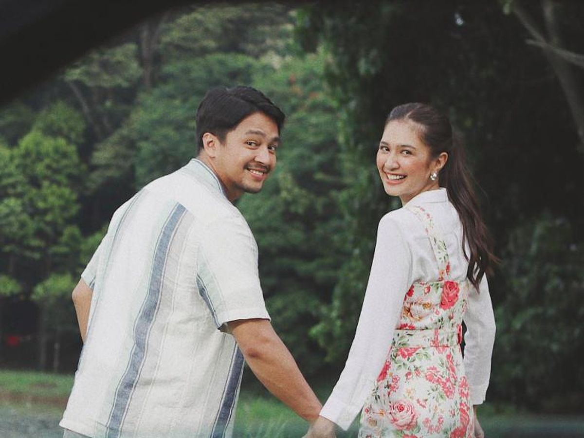 Mikha Tambayong dan suami.