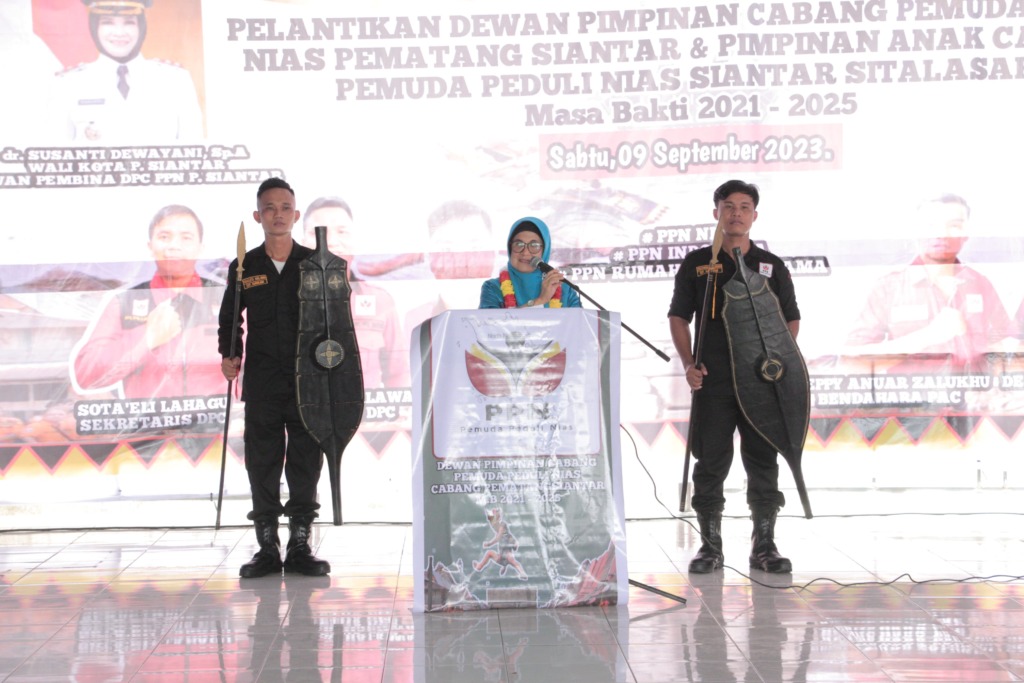 Pelantikan Pemuda Peduli Nias Kota Siantar.