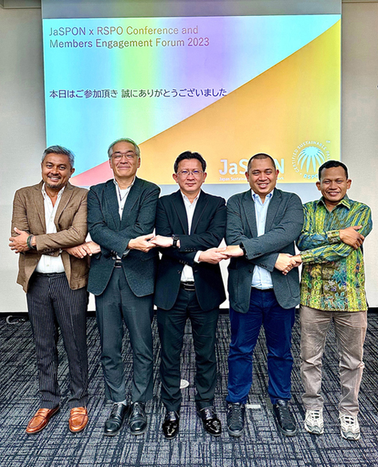 Apical dan Asian Agri berpartisipasi di acara “JaSPON x RSPO Conference and Members Engagement Forum”, yang diadakan di Jepang pada 11-12 Oktober 2023.