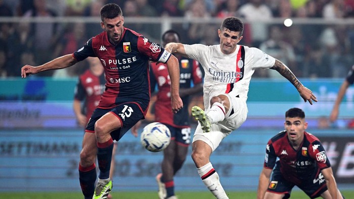 AC Milan meraih kemenangan 1-0 atas Genoa di lanjutan Liga Italia lewat gol Christian Pulisic.