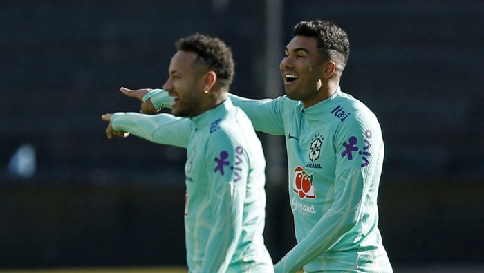 Casemiro dan Neymar