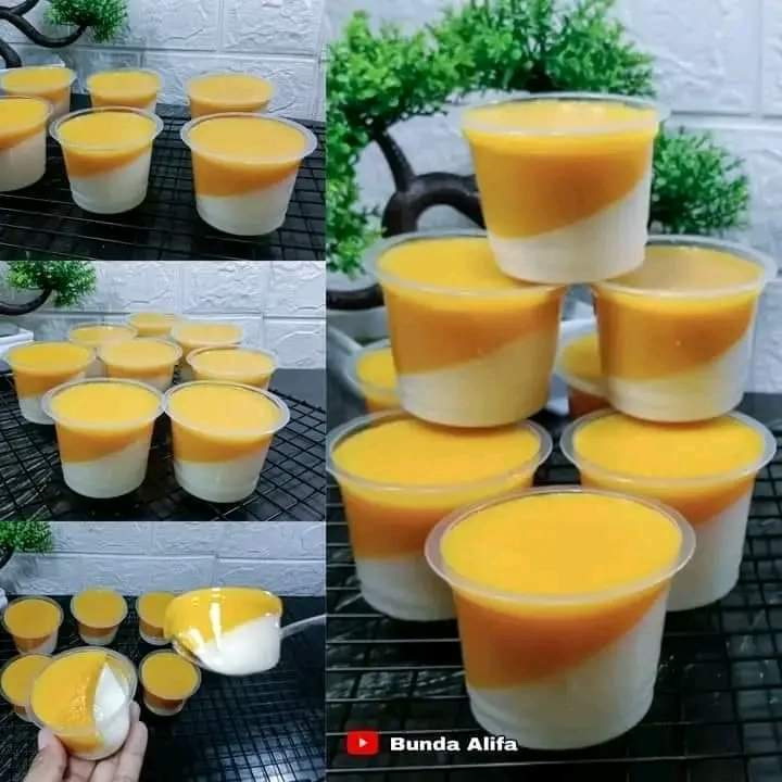 Puding Mangga Susu.