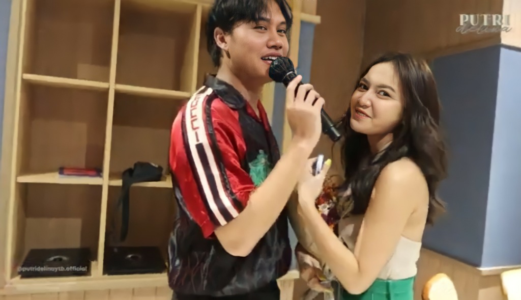 Rizky Febian dan Mahalini.