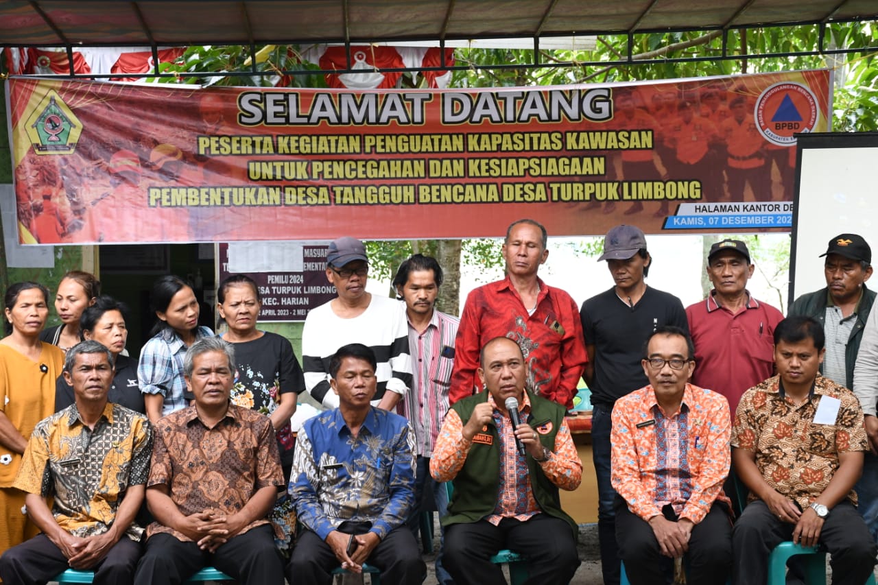Desa Turpuk Limbong menjadi desa tangguh bencana.