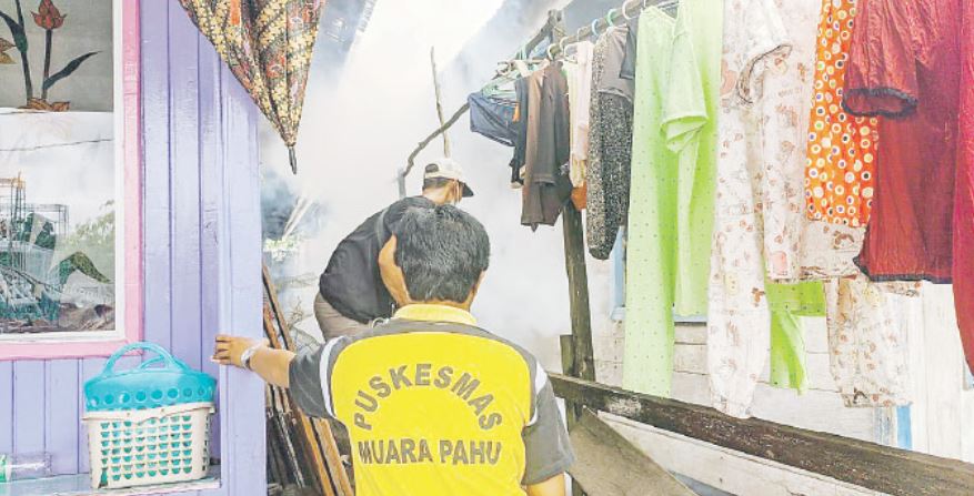 PERAWATAN: Kondisi ruang rawat inap khusus anak yang mengalami DBD di RSUD HIS Kubar. LUKMAN HAKIM/KP