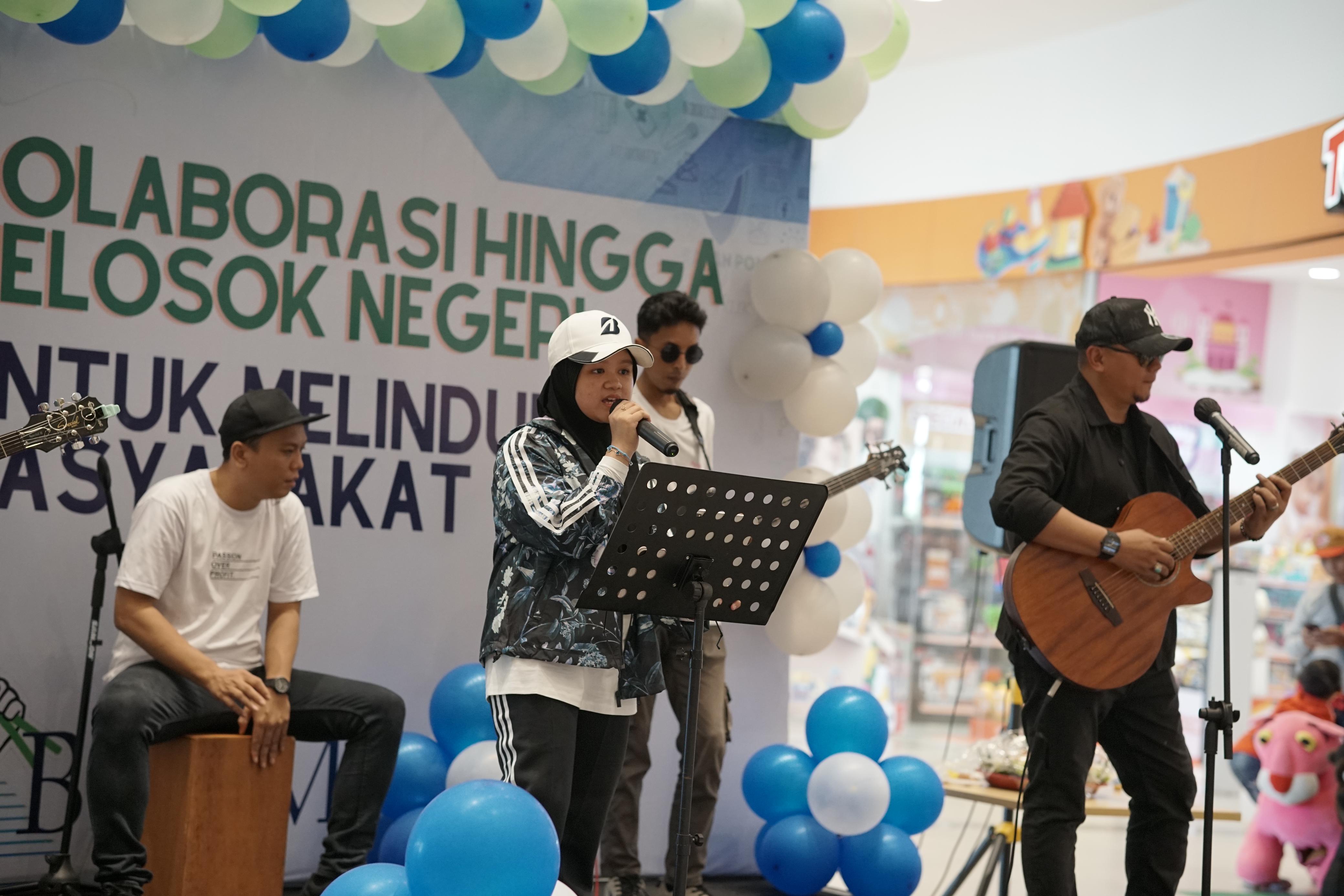 PENAMPILAN: Aqila n Friends tampil di HUT-23 BPOM di Living Plaza Balikpapan, Sabtu (3/2) lalu.