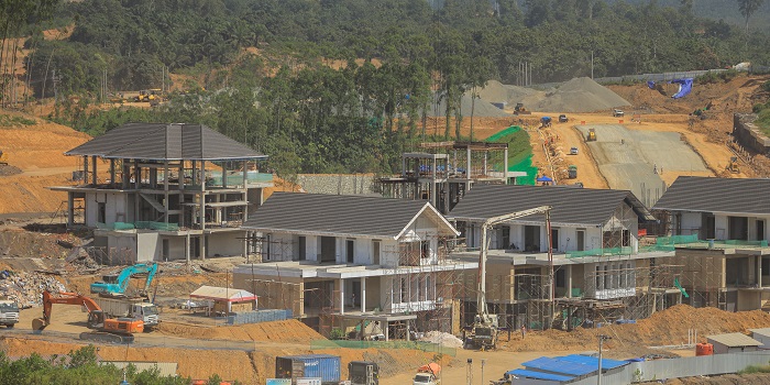 Pembangunan rumah tapak jabatan menteri di Nusantara kini mencapai 78 persen.