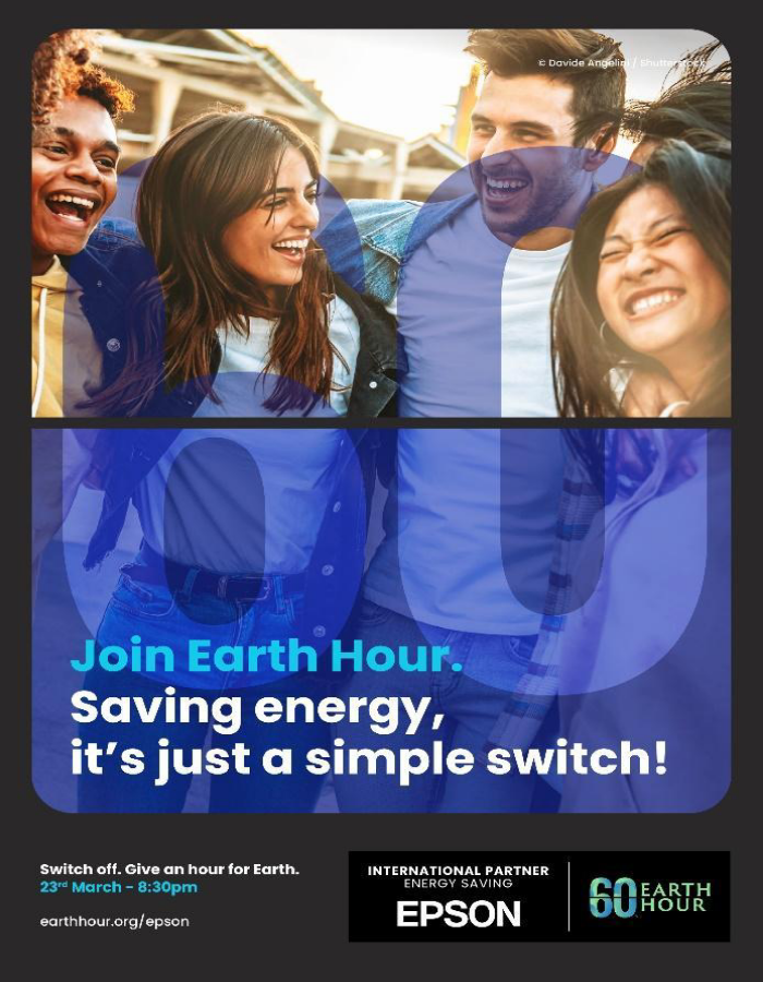 KERJASAMA : Epson menjadi mitra Korporat Internasional pertama Earth Hour.