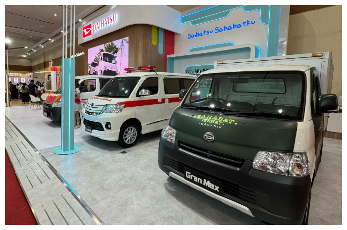 INSPIRASI : Daihatsu membawa total 4 unit display yang dapat menjadi inspirasi dan solusi mobilitas untuk berbagai kebutuhan komersial.