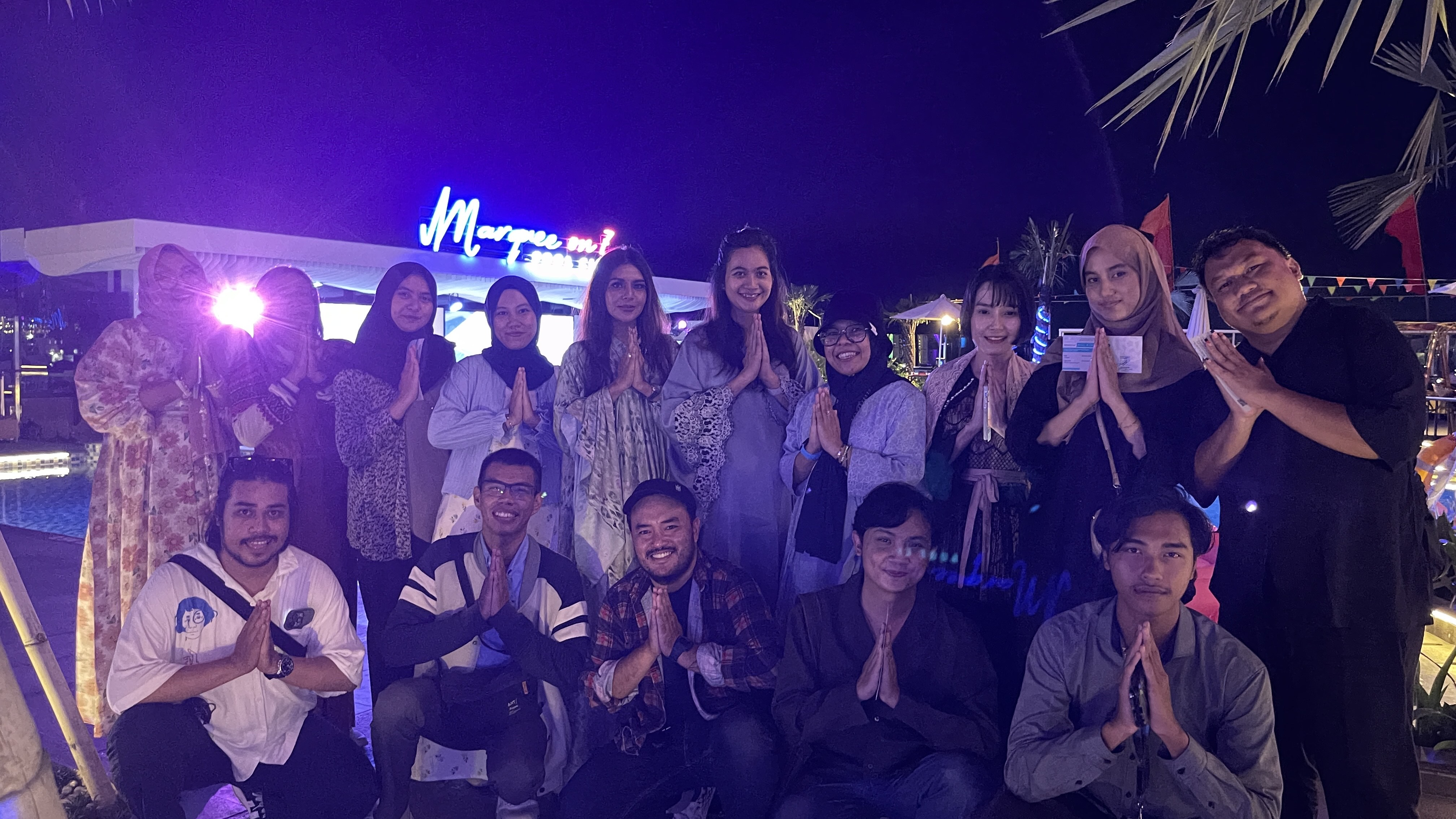 HANGAT: Suasana buka puasa bersama media dan influencer yang digelar di Marquee on 7, Kamis (14/3).