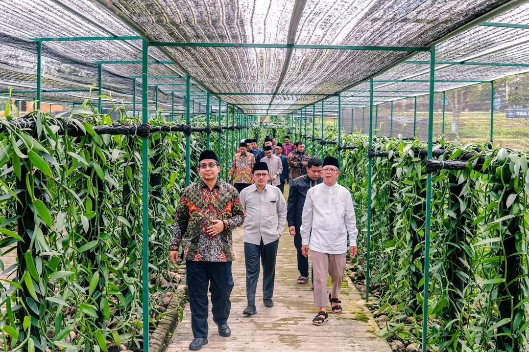AGROBISNIS: Trubus Sentra Agrobisnis (TSA) dengan berbagai unit usaha. Mulai perkebunan buah, sawit, aren, dan banyak lagi. Sebagai agrowisata dan juga menyokong kemandirian pesantren.