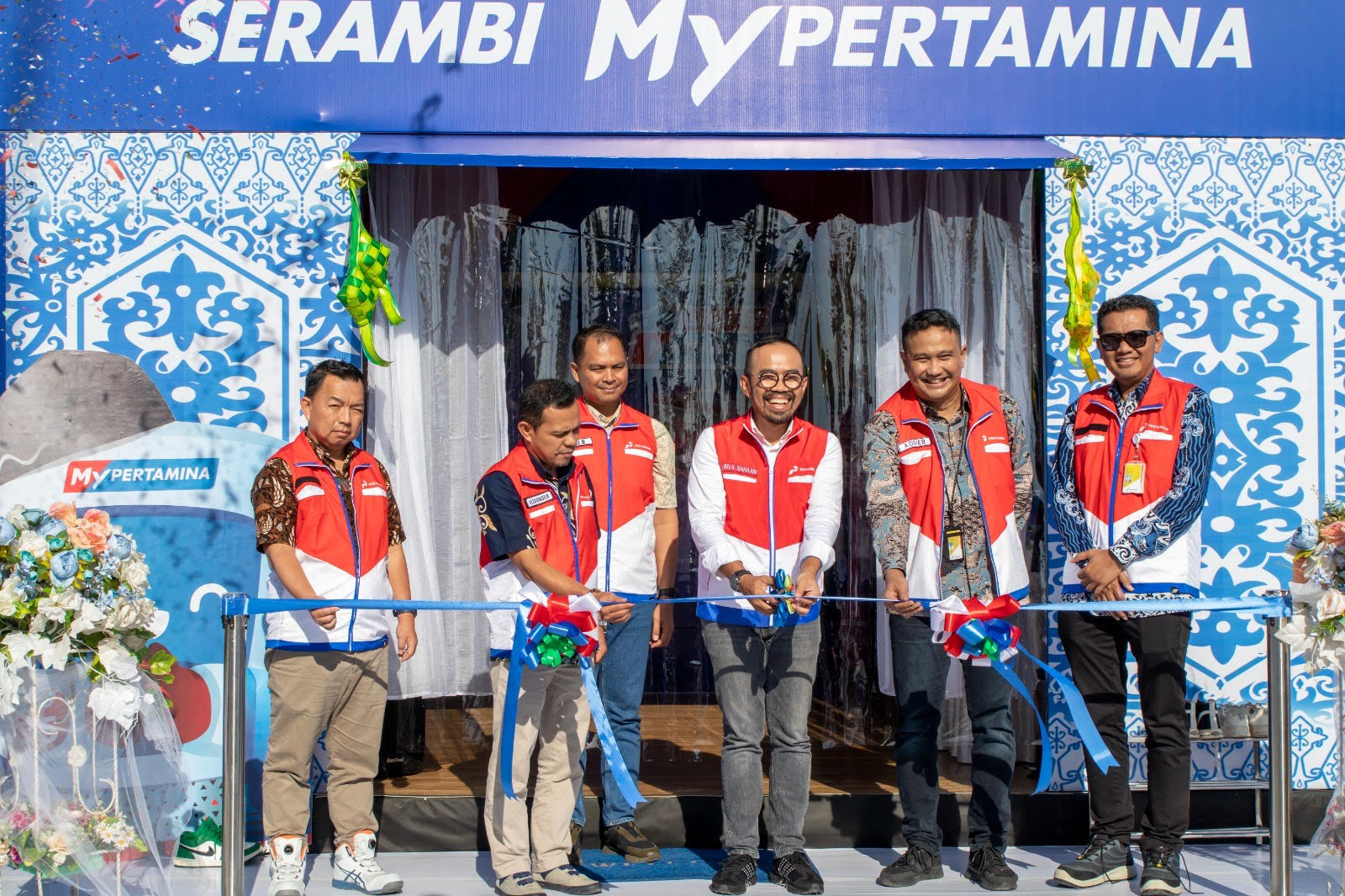 PERESMIAN: Fasilitas Serambi MyPertamina diresmikan langsung oleh Direktur Utama PT Pertamina Patra Niaga, Riva Siahaan di Rest Area Tol Balikpapan-Samarinda Km 36B pada Rabu (3/4) lalu.