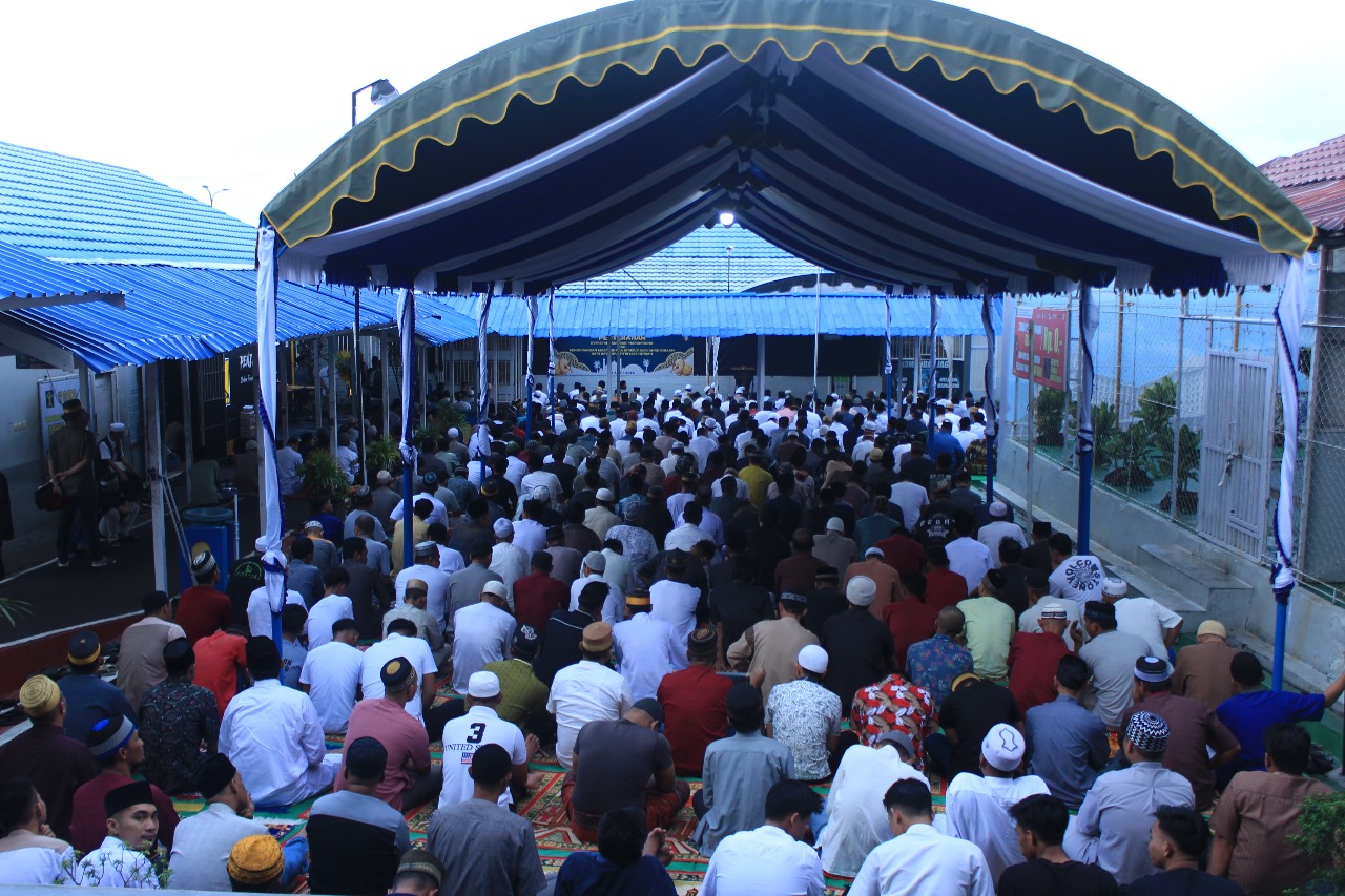 POTONGAN: Sebanyak 483 warga binaan Rutan Tanah Grogot mendapatkan remisi Idulfitri 2024.