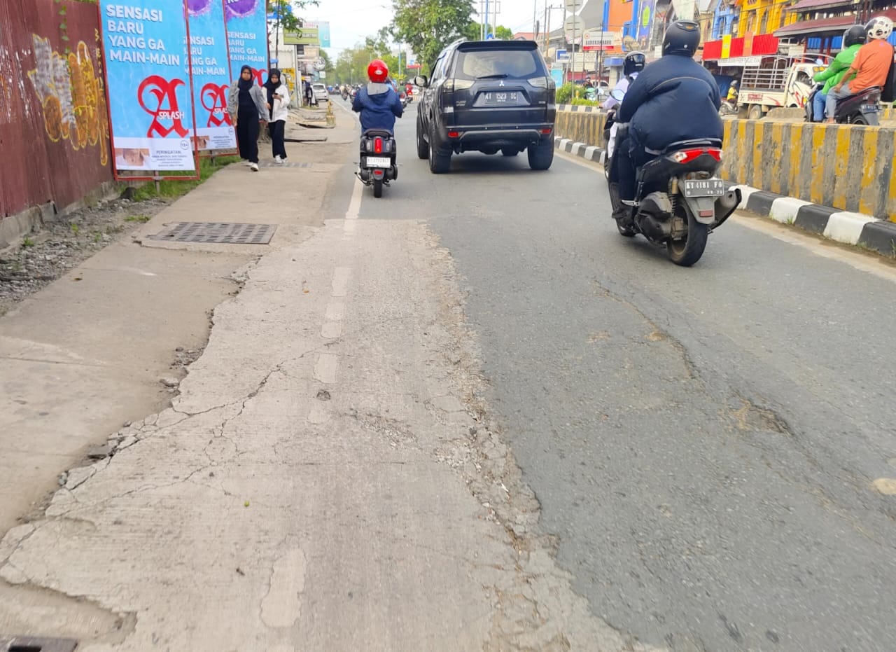 PENANGANAN: Drainase di bawah flyover Juanda, Kecamatan Samarinda Ulu, akan dibangun ulang tahun ini sebagai upaya penanganan banjir.