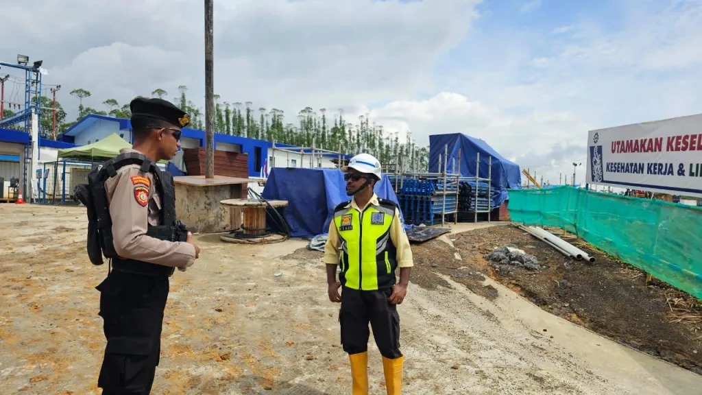 PATROLI: Satgas Operasi Nusantara meningkatkan pemantauan dan patroli selama libur Idulfitri di kawasan pembangunan IKN guna mengantisipasi gangguan kamtibmas.